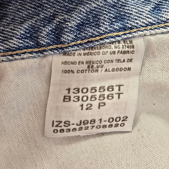 Riders by Lee Relaxed Fit Light Wash Denim Jeans Women Size 12P Straight Leg - Picture 6 of 9